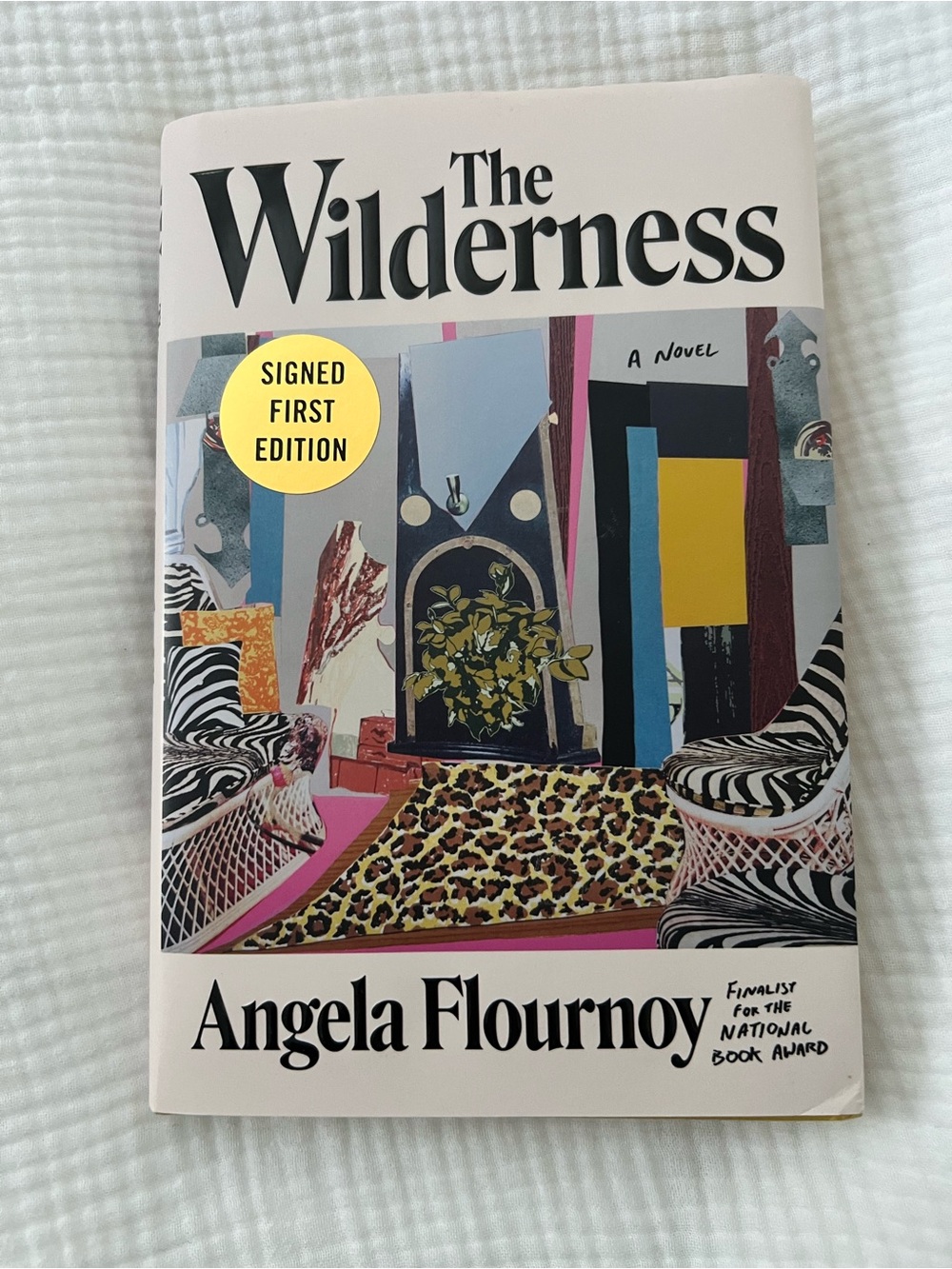 The Wilderness by Angela Flournoy - Pink Cover with Colorful Artwork